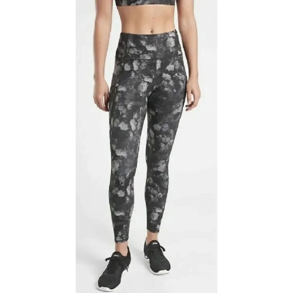 ATHLETA Ranier Printed Tight Size Small - Picture 1 of 3